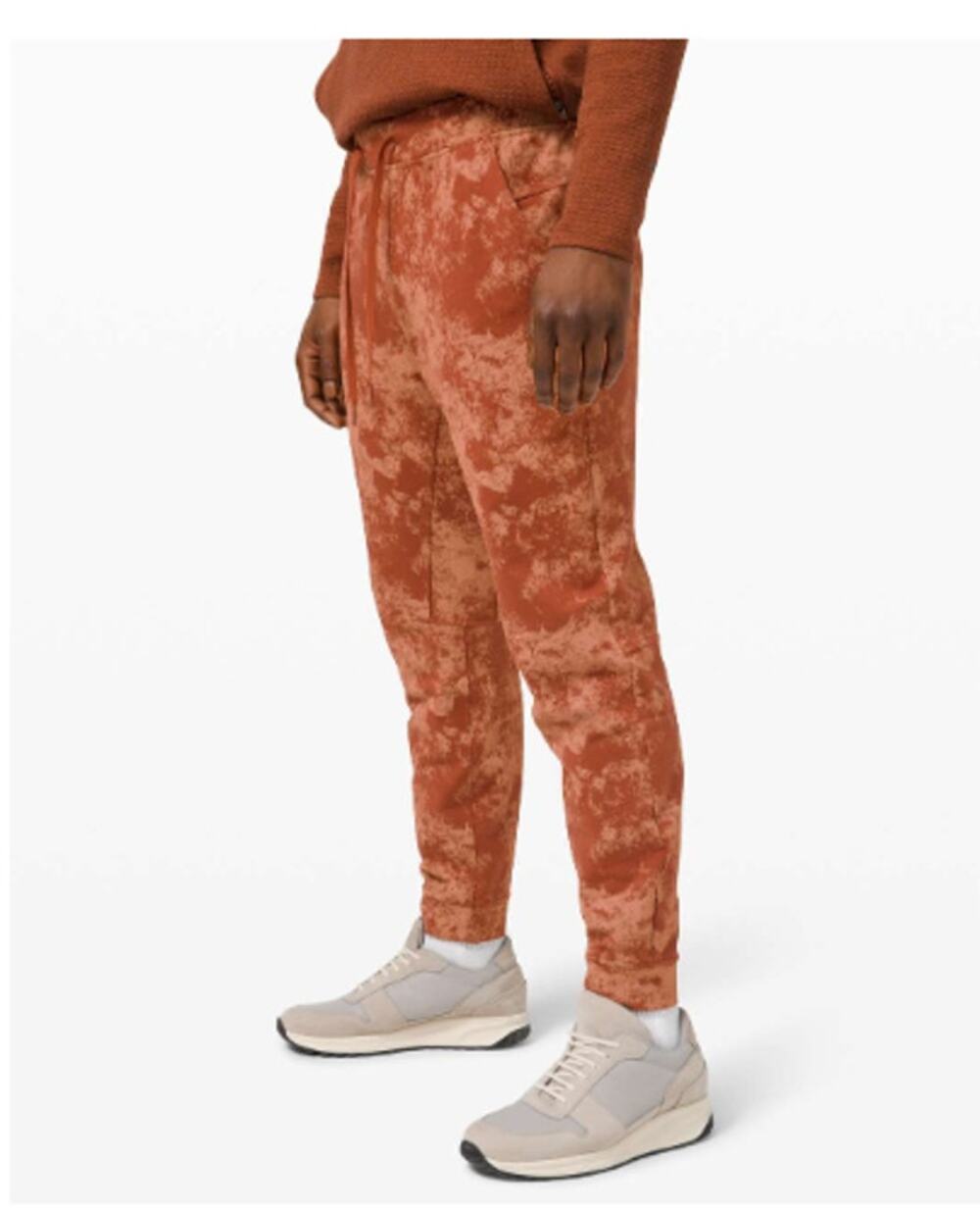 Lululemon City Sweat Jogger 27" French Terry Sz L Astral Terracotta Fal